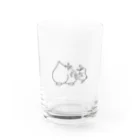 ももたすグッズ売り場のももたす推しマ Water Glass :front