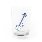 綾錦工房 りこりすの津軽三味線【極光】- 構 Water Glass :front