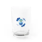 Murasaki-siaの青薔薇の小瓶 Water Glass :front