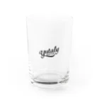 Wave Sun DesignのYutaly One’s Cafe グッズ（ブラックロゴ） Water Glass :front