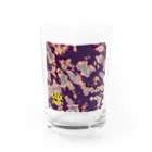 Mix pallet りょうのタイダイ染めプリント　紫 Water Glass :front