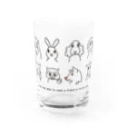 ariariartの動物大集合！（チャリティー） Water Glass :front