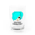 KIKITEKI_LABORATORYのPONITE GAL ミント×黄緑 Water Glass :front