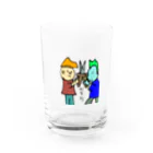 たんこぶシュガーSUZURIのおもだち ーけんかー Water Glass :front