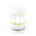 これから企画の押し寄せる アヒル Water Glass :front