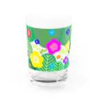 うにぽっぷこーんの観葉植物とお花 Water Glass :front