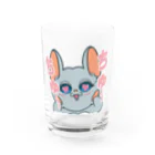 Chinchilla’ｓ（ちんちら～ず）のちゅ～ちゅ～マーニー Water Glass :front