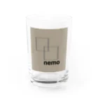 mirumaruのネモｯｺ Water Glass :front