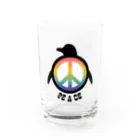 Icchy ぺものづくりのPeace Penguin グラス前面