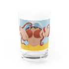 そぼろめのたこ Water Glass :front