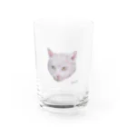 bebeluluのオッドアイ・キャット Water Glass :front