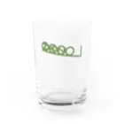 さおりんの謎ショップの謎ロゴ2022秋（濃色用） Water Glass :front