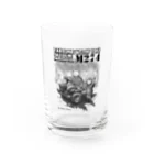 BeachBunnyのうさぎとねこ　US M274に乗せて！ Water Glass :front