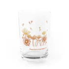 SU-KUの幸せな人生を！(オレンジ系) Water Glass :front