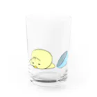 月見うどんのからしちゃん・脱力 Water Glass :front