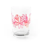 綾錦工房 りこりすの曼珠沙華 【黄昏】 Water Glass :front