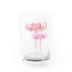 綾錦工房 りこりすの曼珠沙華 【黄昏】 Water Glass :front