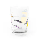 8m【アトリエvesii】の7種のウミヘビ Water Glass :front