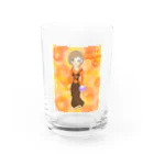 ラッキーチャームのハロウィンファッション Water Glass :front