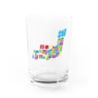 フォーヴァの日本地図ー漢字タイプー Water Glass :front