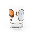 高堂玲/イラストの方のたれ目のおばけ / ハロウィン準備ver Water Glass :front