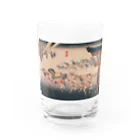 寿めでたや(ukiyoe)の広重_東海道五拾三次 宮 熱田神 Water Glass :front