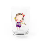 しまざきぱんのゆるべびグッズ Water Glass :front