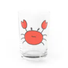 こもれびのビッグかにさん Water Glass :front