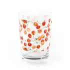 Miho MATSUNO online storeのlovely cherries（clear type） Water Glass :front