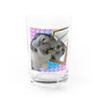 ぽいぽいまるまるのナルシストまる Water Glass :front