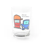 絵心屋空間のI'm an auto mechanic Water Glass :front