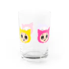 音口あいの音楽研究所のドット絵いもにゃん Water Glass :front