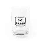 Cafe Cabin kanaeのカフェキャビン応援グッズ Water Glass :front