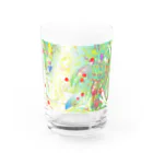 広ノ坂　瀬央の絢爛扇子模様 Water Glass :front