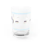 みぞれのばぶねこぐらすこっぷ(水色) Water Glass :front