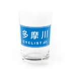 茶玄豆麦商店 with Bongole cycling Teamの多摩川CYCLIST ver1.2 Water Glass :front