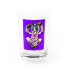 あやしいおばさん くろまめさんの○ュアアルコール（クラ○ナー）パープル Water Glass :front