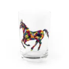 meiroのカラフルなホース Water Glass :front