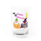 Lily bird（リリーバード）の楽しいハロウィン文鳥ず Water Glass :front