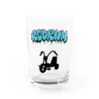 stereovisionのREDRUM（スローアップ） Water Glass :front