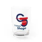 木村昇吾を応援しよう！のクリケット日本代表木村昇吾選手のロゴグッズ Water Glass :front