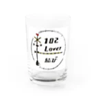 尾道鉄道カフェ🚃102lover結びのlover踏み切り Water Glass :front