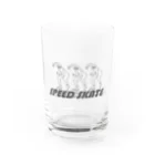 Atco.のスピードスケート Water Glass :front