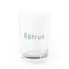 expoのretrus Water Glass :front