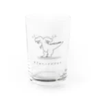 Osyaberidebuのダブルヘッドザウルス~太古のオタケビ~ Water Glass :front