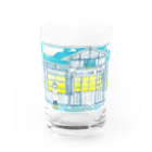 始発ちゃんの忘れ雪 Water Glass :front