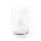 crystal star☆の星と羽根 Water Glass :front