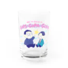 GERA「春とヒコーキのグピ☆グパ☆グポ」公式ショップの春とヒコーキのグピ☆グパ☆グポ_グラス Water Glass :front