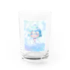 いろはの泡のパステル少女 Water Glass :front