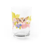 chiro's storeのフクロモモンガVer.2 Water Glass :front